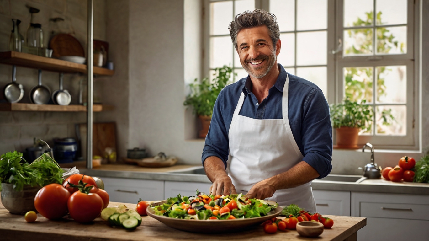 Ingredienti freschi per ricette sane